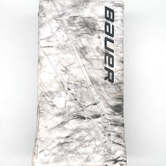 Bauer Vapor Hyperlite 2 - Used Pro Stock Goalie Blocker (White/Grey)