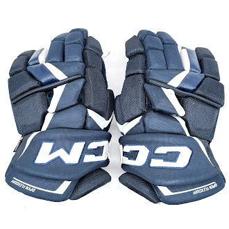 Used - CCM FT6 Pro - Intermediate Pro Stock Hockey Glove (Navy/White)