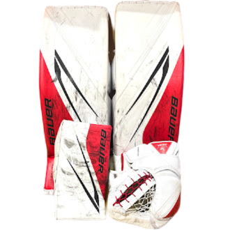 Bauer Vapor Hyperlite 2 - Used Pro Stock Full Set (White/Red) #2