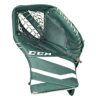 CCM - Used Extreme Flex 3 Pro Stock - Goalie Glove (Green/White)