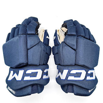 Used - CCM HGTKXP Pro Stock Hockey Glove - (Navy)