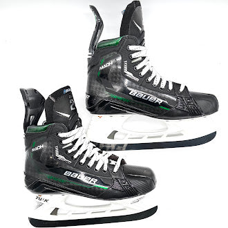 Bauer Supreme Mach - Pro Stock Hockey Skates - Size 8D (Green)