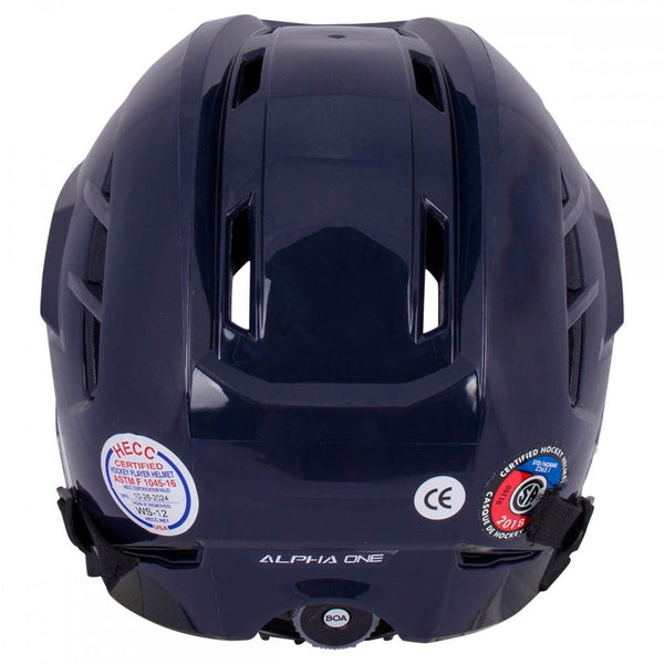 Warrior Alpha One Pro - Hockey Helmet Combo (Black)