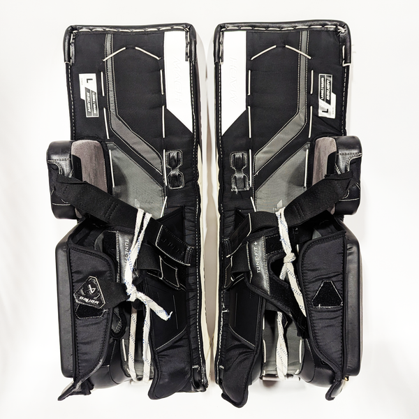 Bauer Supreme Mach - Used Pro Stock Senior Goalie Pad Set (Black/White)