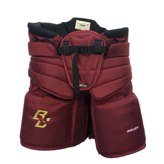 Bauer Pro Stock Hockey Goalie Pant - NCAA - Maroon