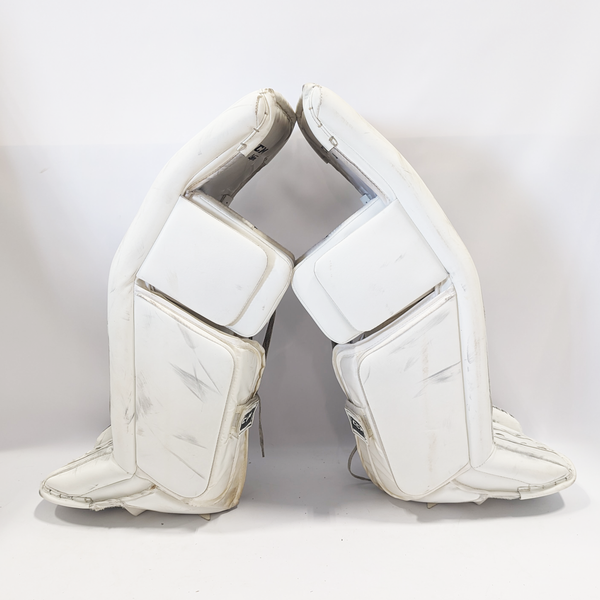 CCM Premier II - Used Pro Stock Senior Goalie Pads (White)