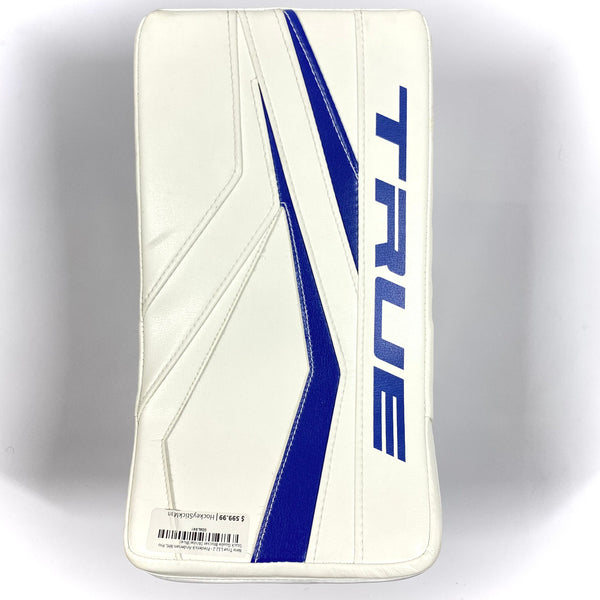 New True L12.2 - Frederick Andersen NHL Pro Stock Goalie Blocker (White/Blue)