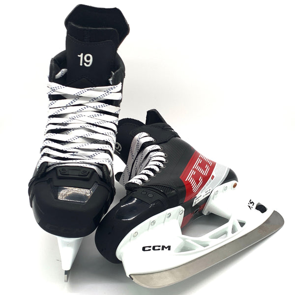 CCM Jetspeed FT4 Pro - NHL Pro Stock Hockey Skates - Size L8.5D/R8.25D - Dawson Mercer