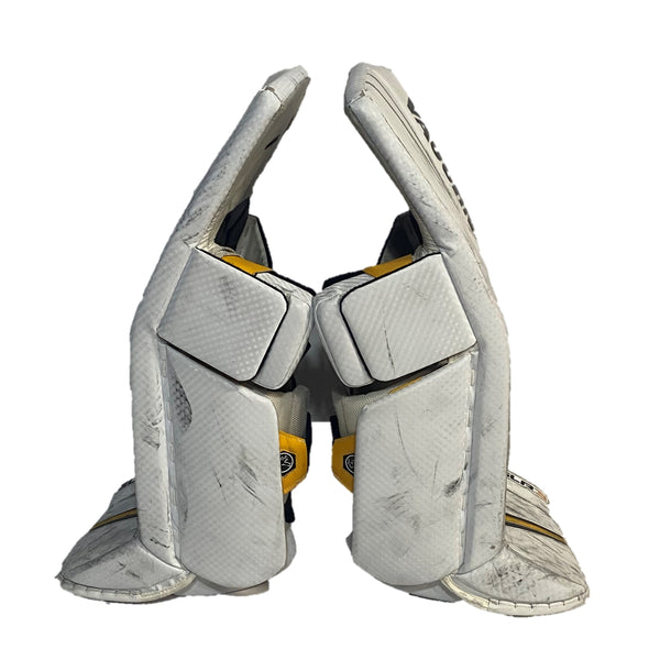 Vaughn Ventus SLR3 - Pro Stock Goalie Pads - Full Set (White/Yellow/Black)