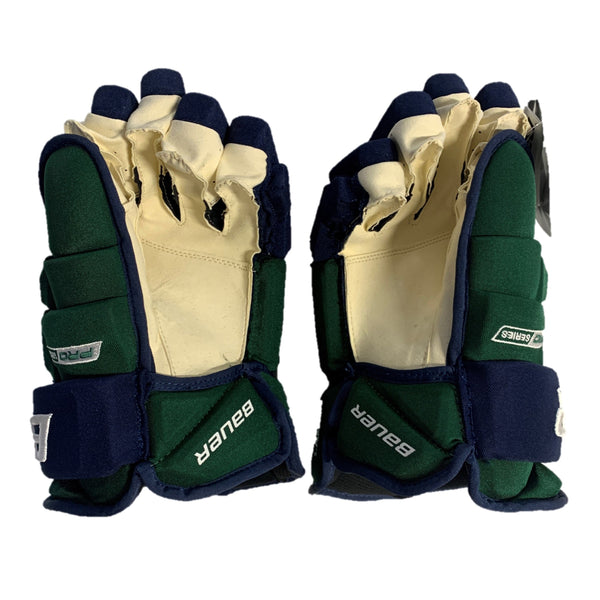 Bauer Pro Series - NCAA Pro Stock Glove (Green/Blue)